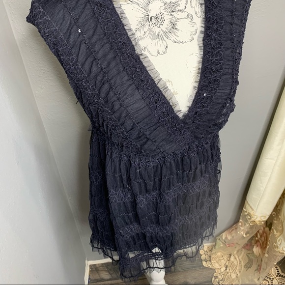 Max Studio Tops - Max Studio Black Sequin Sleeveless Top Medium